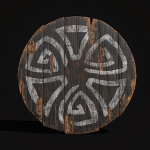 Celtic BW Coat Of Arms 3D model