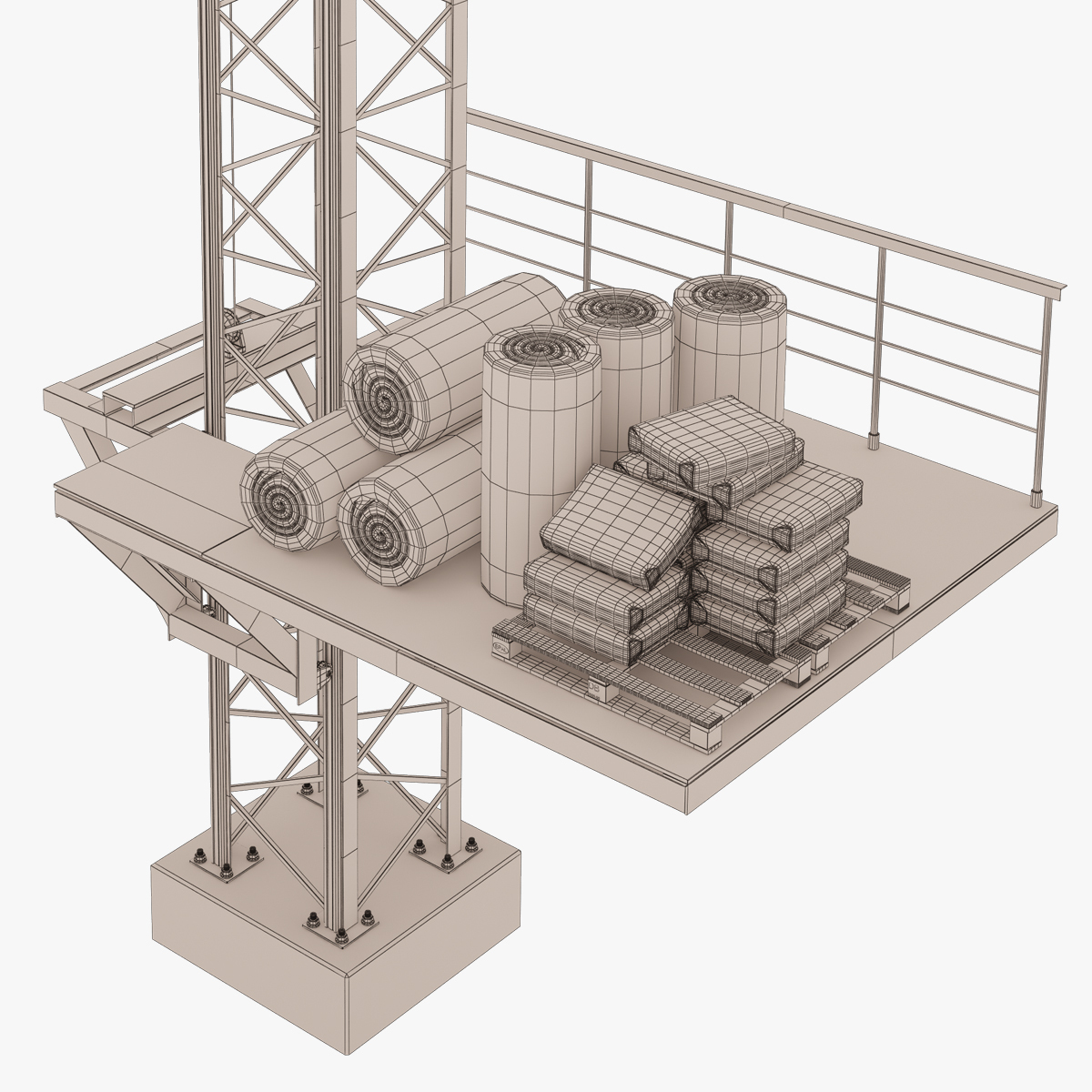 3d Lift Machine Model