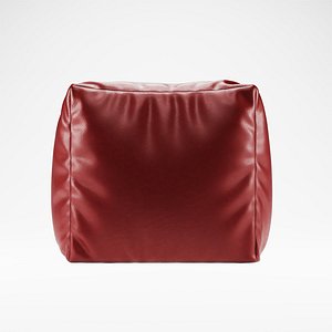 pouf leather