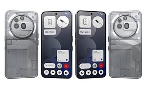 3D Nothing Phone 3a Pro Gray model
