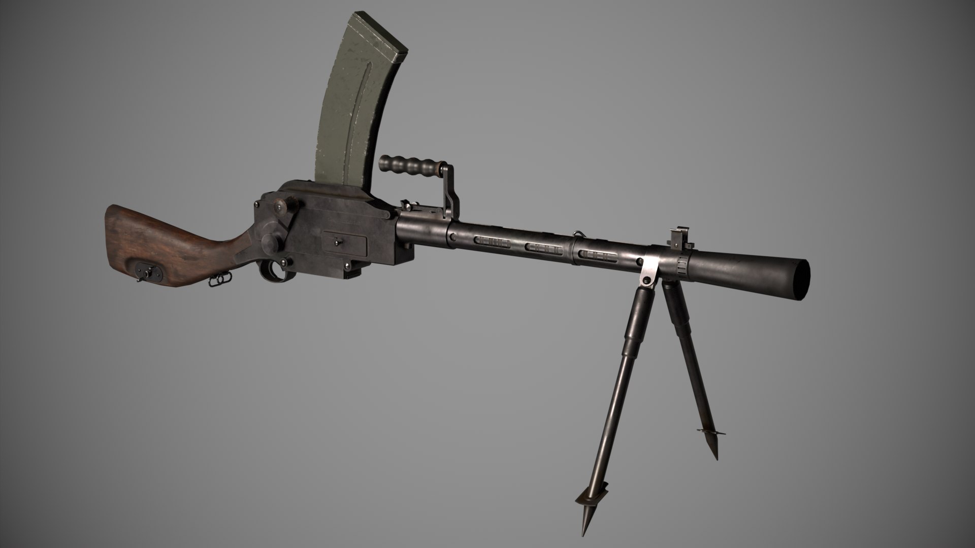 Madsen Machine Gun 3d Model - Turbosquid 2018785