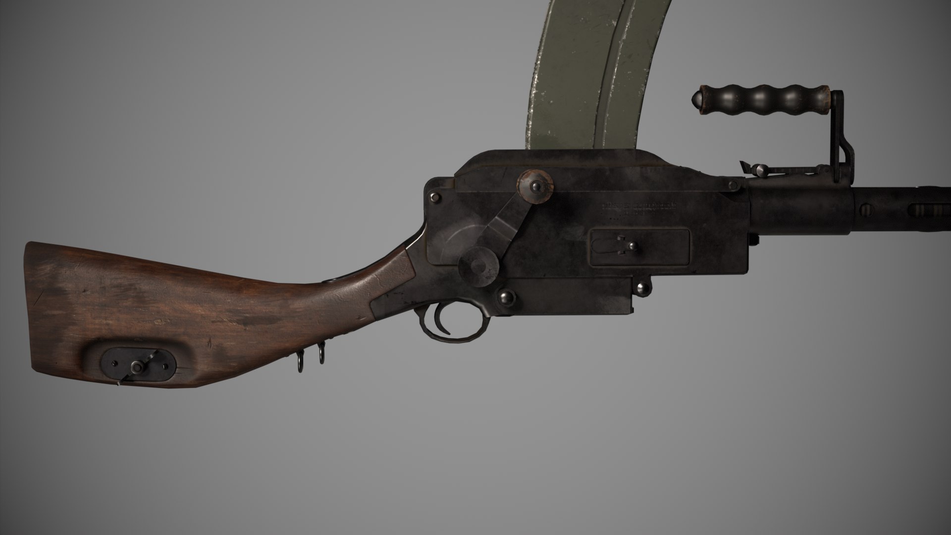 Madsen Machine Gun 3D Model - TurboSquid 2018785