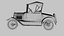 1924 Ford Modelo T con interior