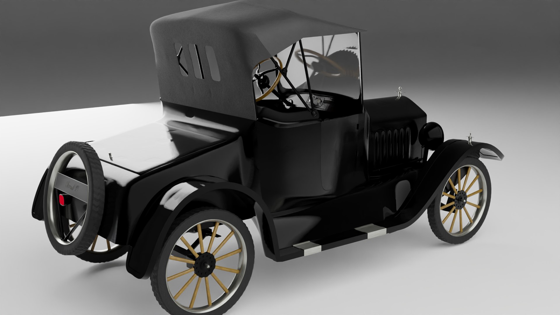 1924 Ford Model T With Interior 3D Model - TurboSquid 2023627