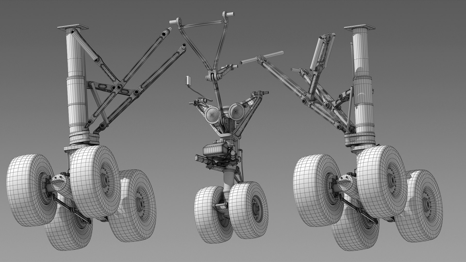 3D Boeing 767 Landing Gears Model - TurboSquid 2362947