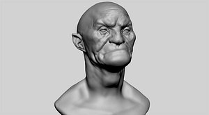 goblin head 3D