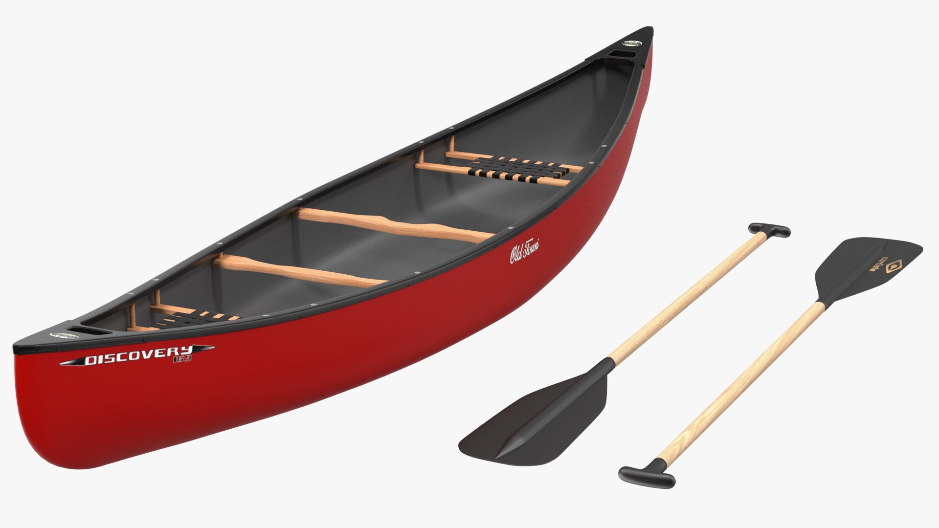 Old Town Discovery 169 Tripping Canoe 3D model preview