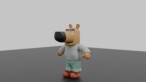 Just a Chill Guy Dog Rigged