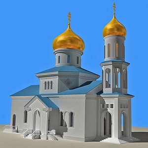 russian church 3d model