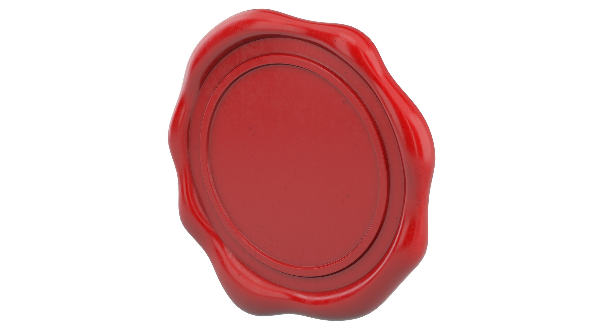 Wax Seal 3D model TurboSquid 2001411