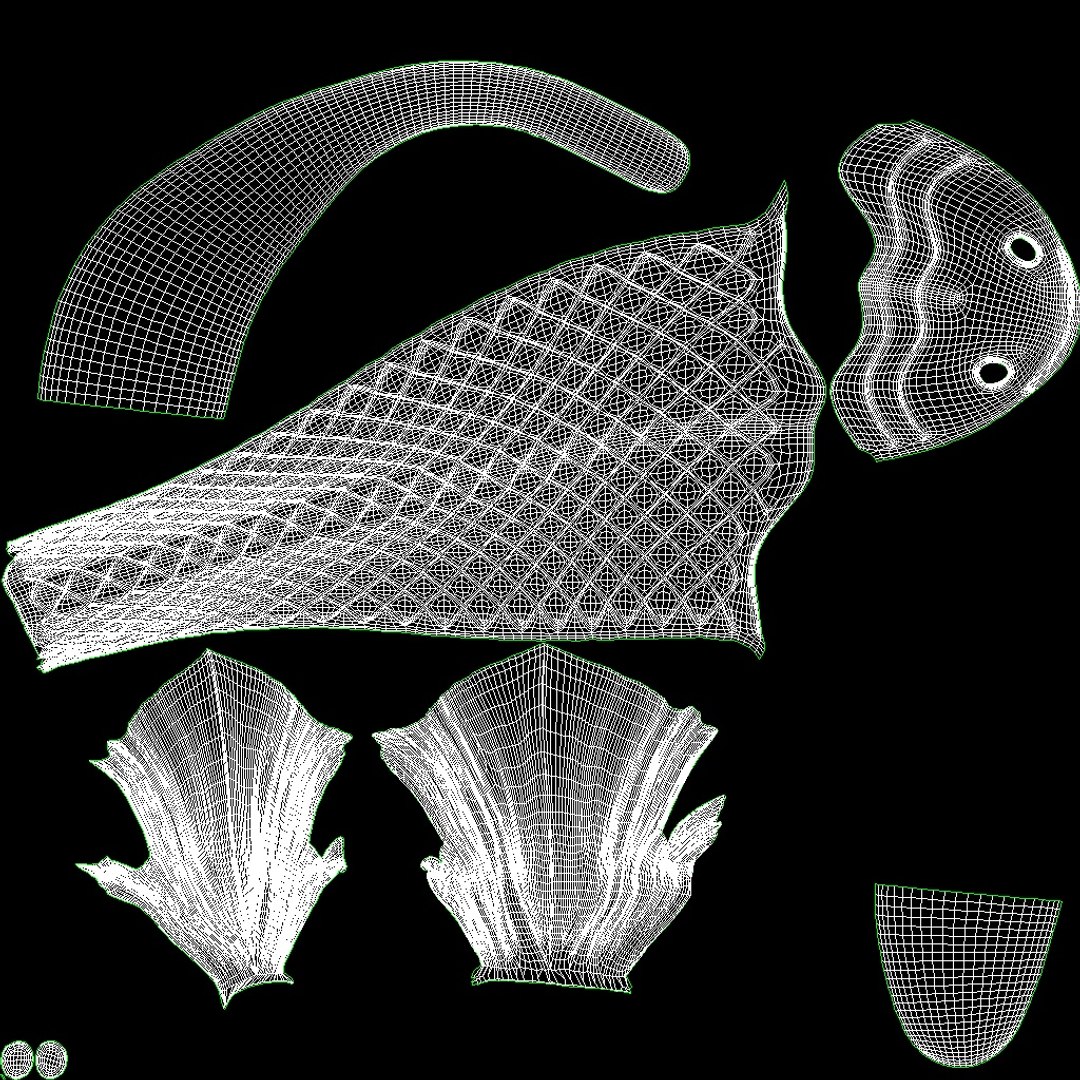 3D Model Decorative Panel Fish - TurboSquid 2341171