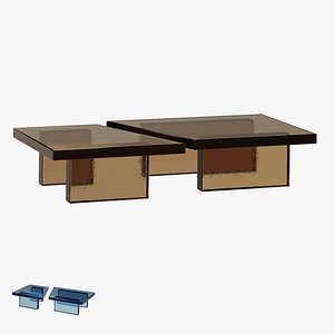 3D GLASS 001  coffee table by Clive Lonstein for Studiotwentyseven model