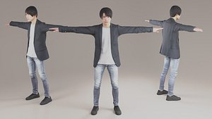 Asian Man Animation 3D 141 Kei