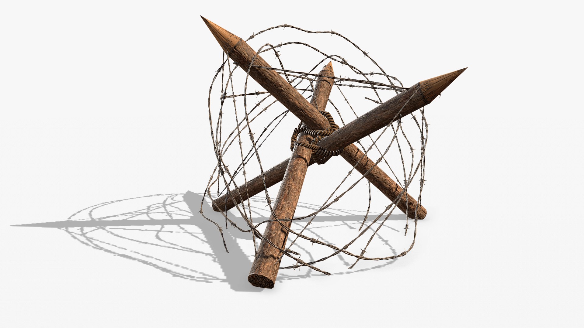 3D barbed wire obstacle pbr https://p.turbosquid.com/ts-thumb/Ra/AYPraV/boCZuMxV/barbedwireobstacle_02/jpg/1571750816/1920x1080/fit_q87/63c745b8f1753eec8568f1f5f22078b6621ee59b/barbedwireobstacle_02.jpg