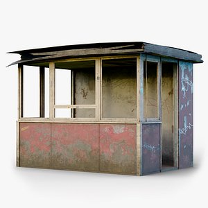 Kiosk Destroyed GameReady LODs