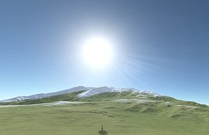 mountain range 3D