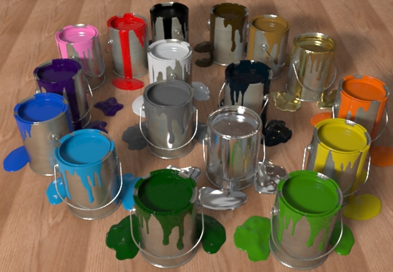 Buckets Colors Max