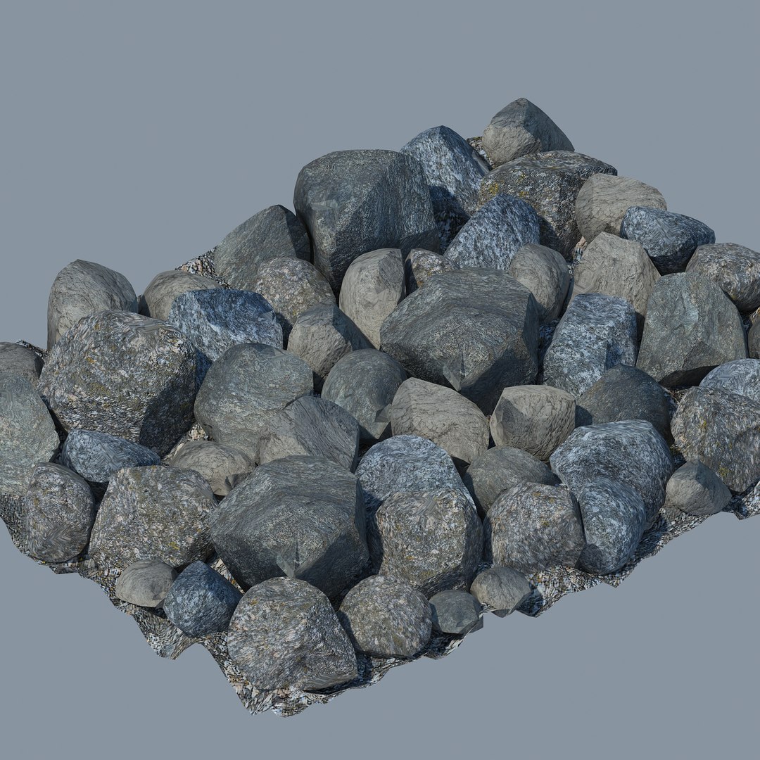 Rocky Surface Stone 3D Model - TurboSquid 1601783