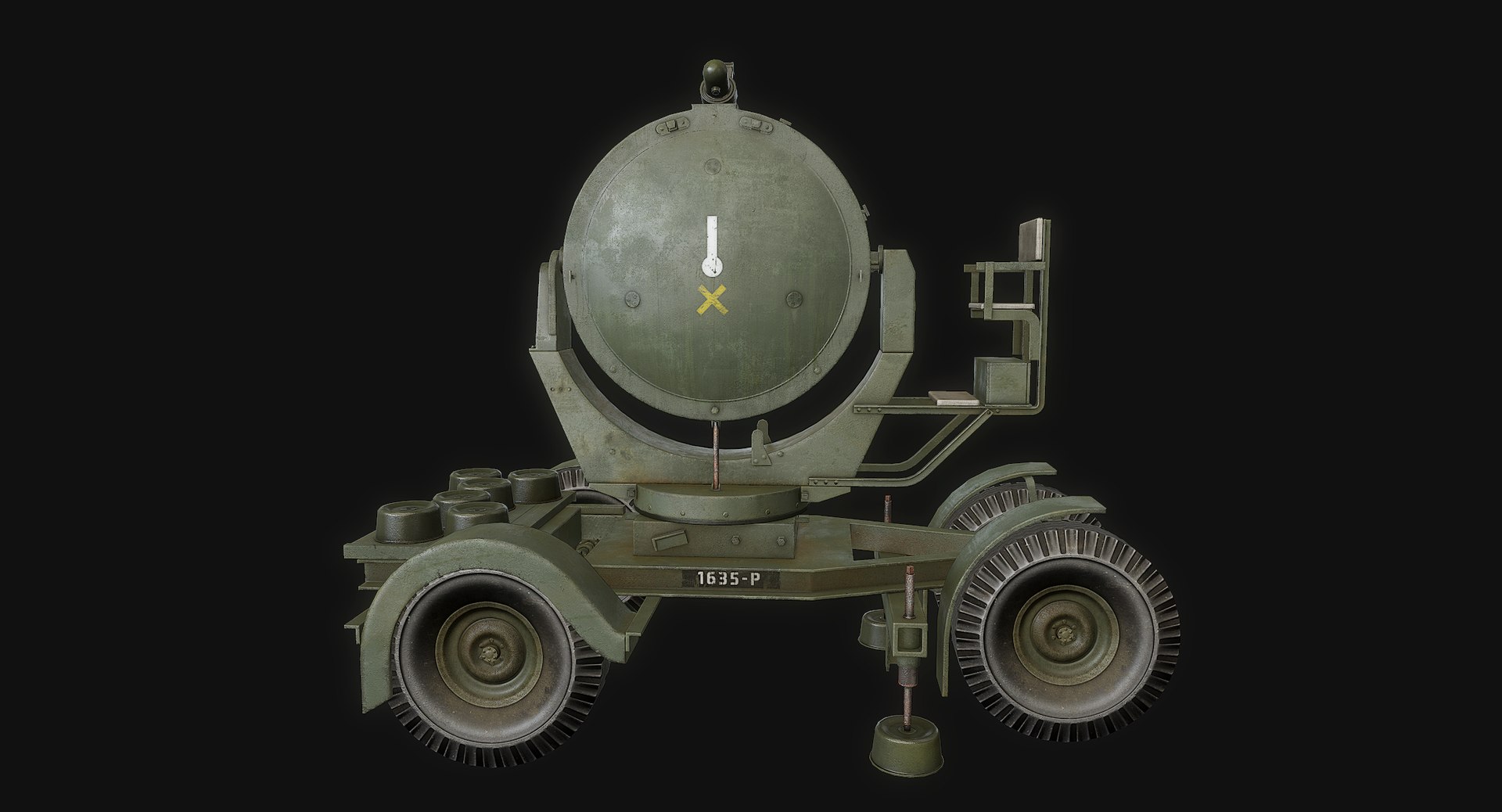 Searchlight Asset Polys 3d Model