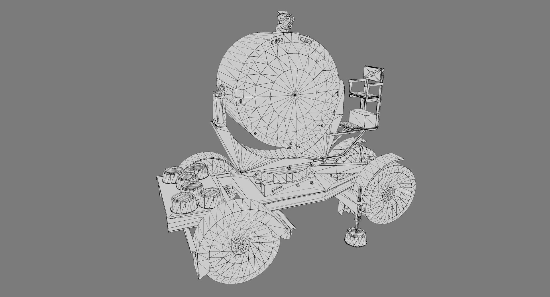 Searchlight Asset Polys 3d Model