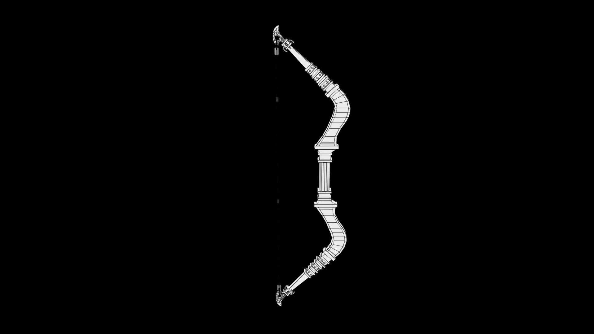 bow 3D model https://p.turbosquid.com/ts-thumb/Ra/LYf2vo/iy/wireframe1/jpg/1642066022/1920x1080/fit_q87/ac855995292d5ccd0eaae7900daf112b89e12aa3/wireframe1.jpg