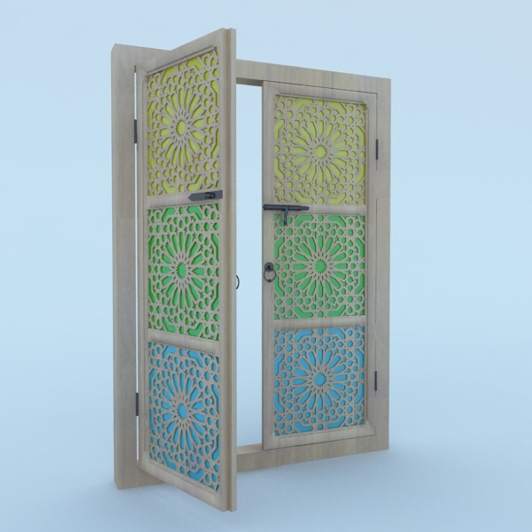 3D Traditional Moroccan Window - TurboSquid 1328352