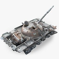 Burned Tank Wreck 01