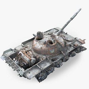 Burned Tank Wreck 01