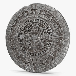 Maya Calendar Metall 3D