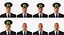 Collezione Pilot e Hostess Stewardess Rigged