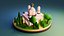 icône de ramadan 3d simple