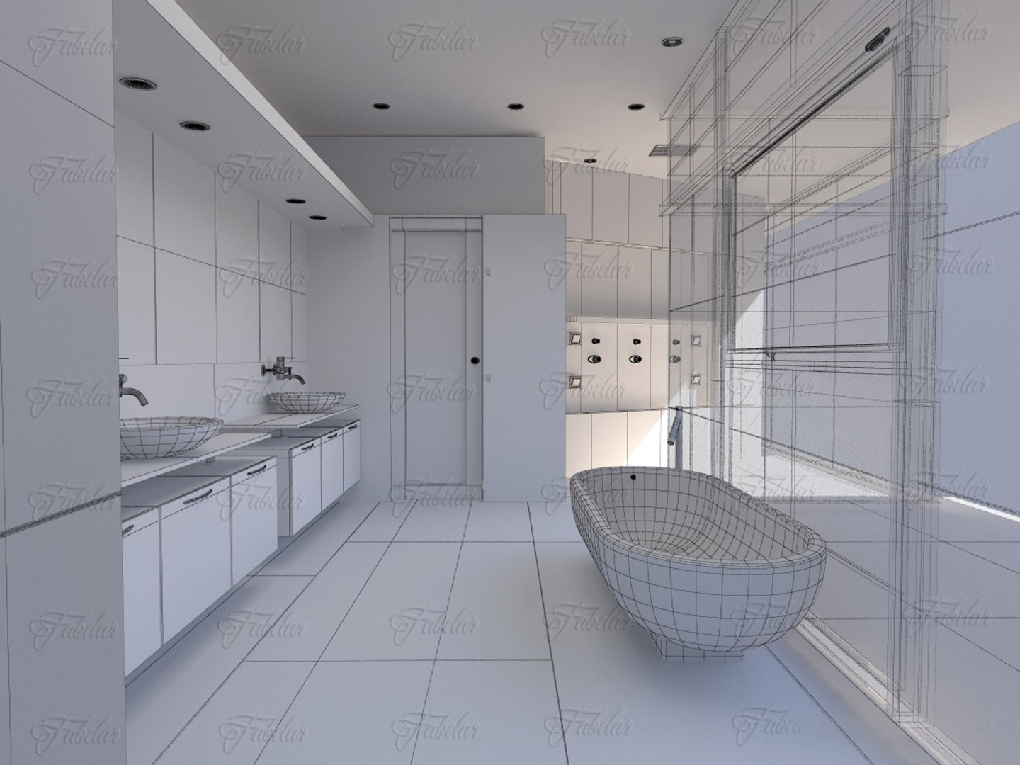 Bathroom Scene 3D Model - TurboSquid 1231914