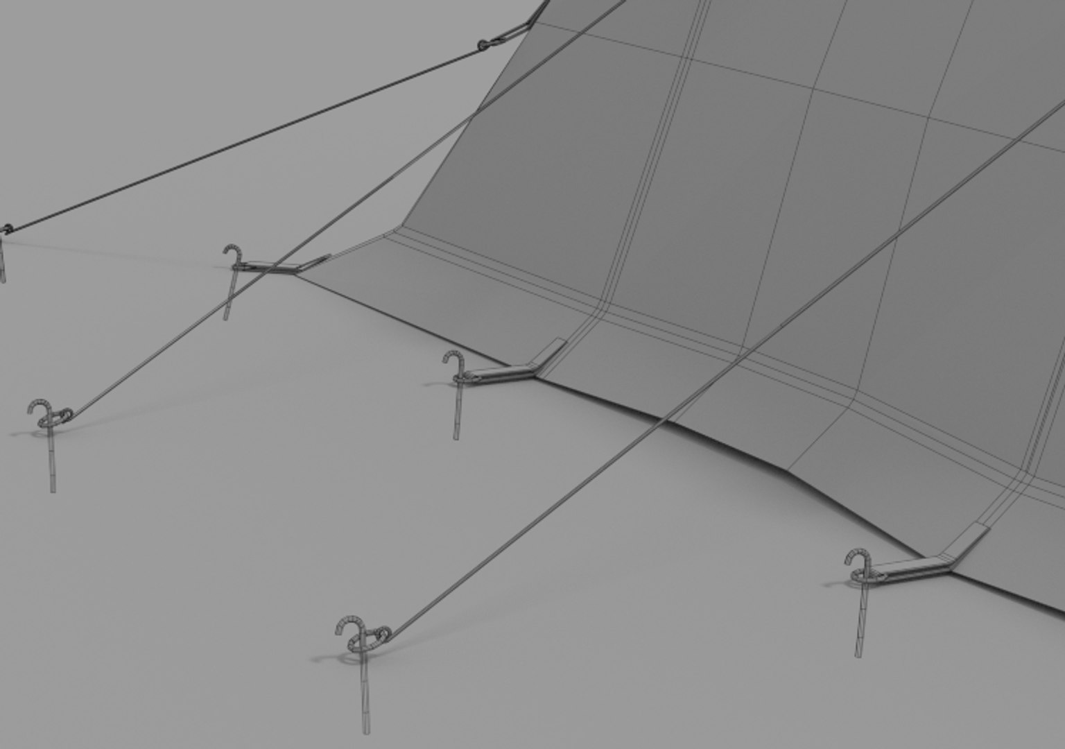 3d Camping Tent Model