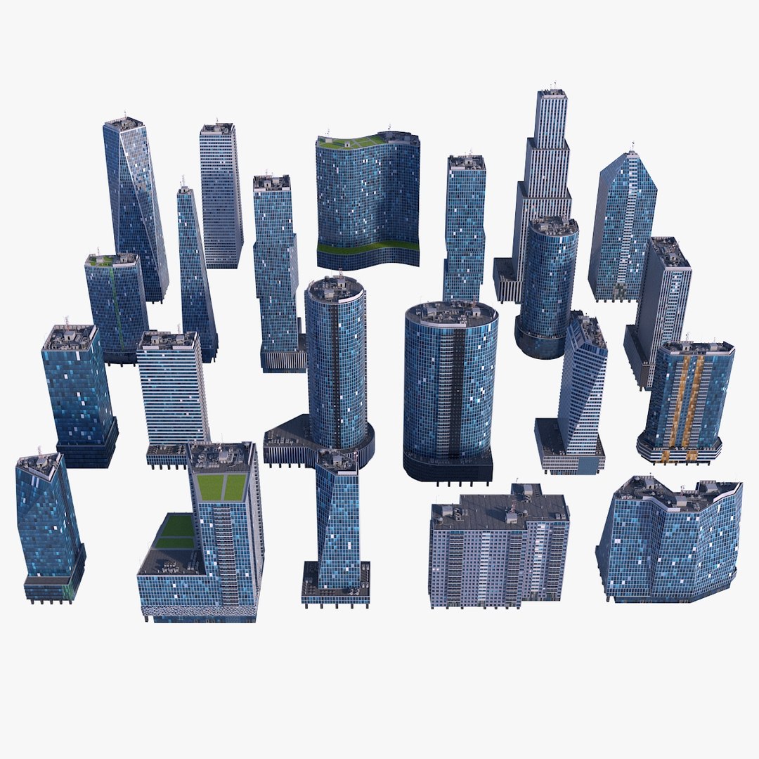 skyscraper buildings 3D model https://p.turbosquid.com/ts-thumb/Ra/ZgY1d2/6M0H1FUB/buildings_all_01/jpg/1585754442/1920x1080/fit_q87/fbf6d71626033d1abf228cdf63cf83100370e3e4/buildings_all_01.jpg