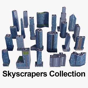 skyscraper buildings 3D model