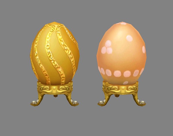 modelo 3d Dibujos animados Lucky Golden huevos Huevos de Pascua Huevos  rotos - TurboSquid 1721806
