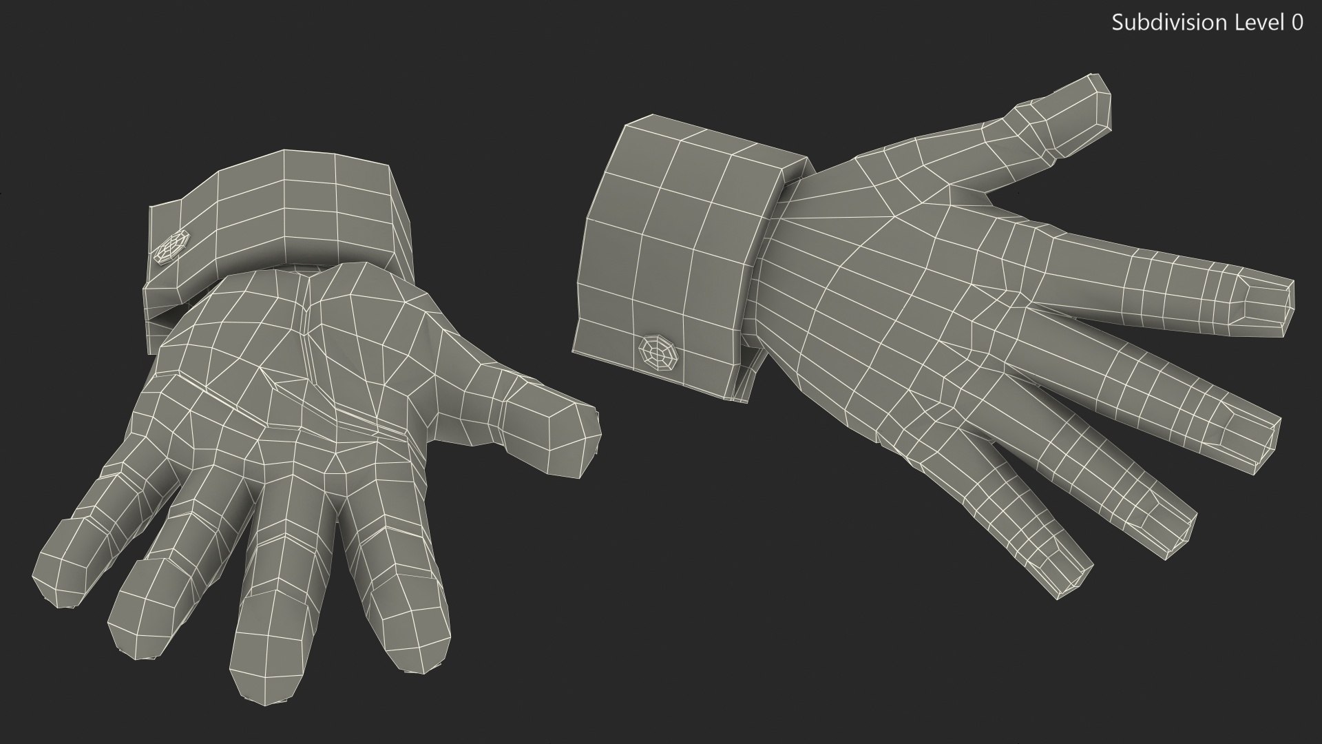 Cartoon Man Hands Rigged 3D Model - TurboSquid 1526662