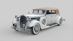Generic Luxury Phaeton Convertible Classic Car