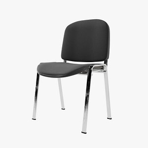 chair pbr metalic model