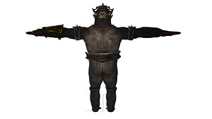 Gorilla Alpha Warrior - Game ready - rigged and blendshapes