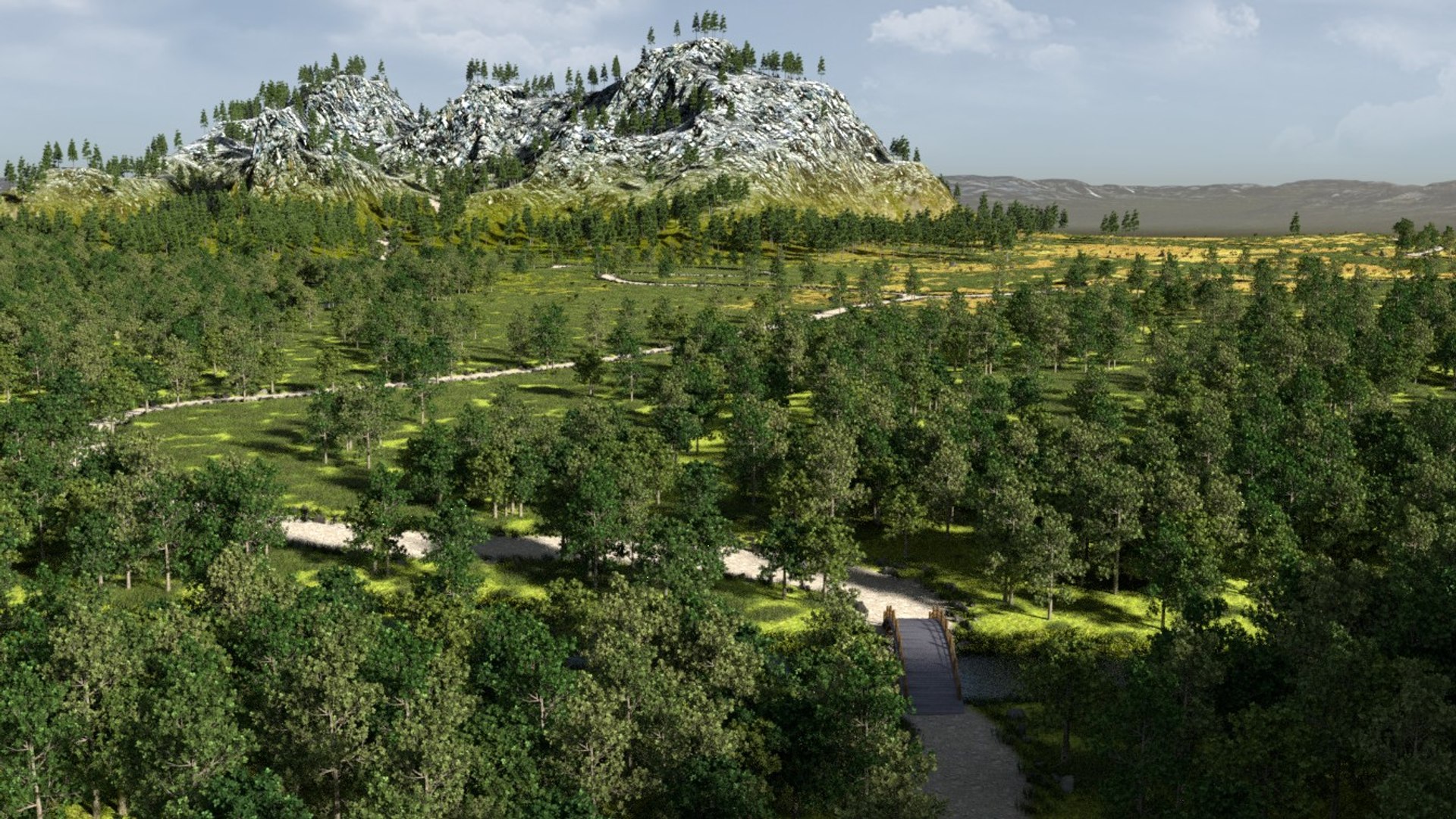 Scene biomes blender 3D model - TurboSquid 1259498