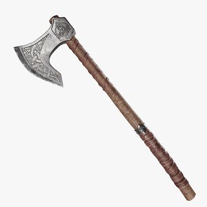 Viking Axe PBR Game Ready