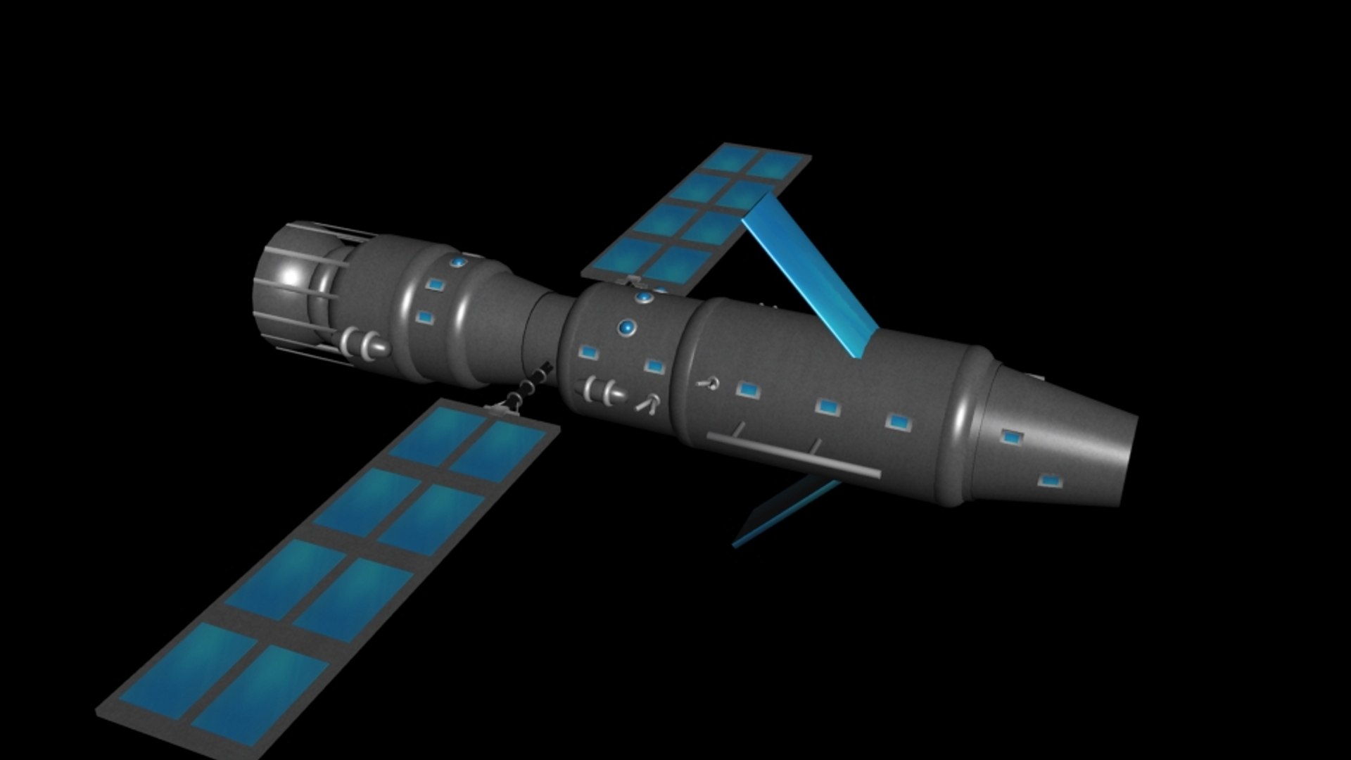 Satellite 3d Model