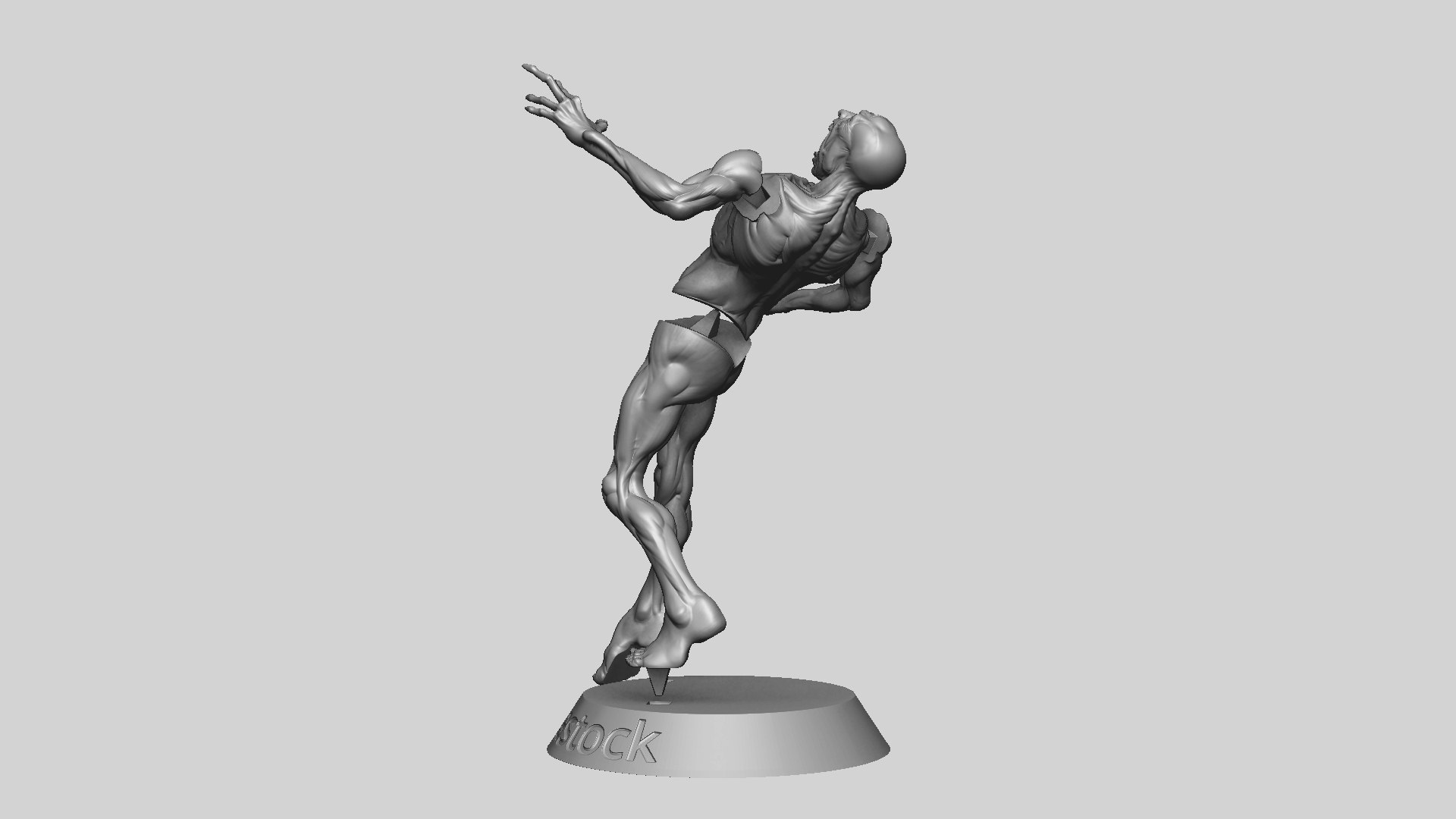3D model Zombie Undead Pose 05 3D printable STL model - TurboSquid 1969668