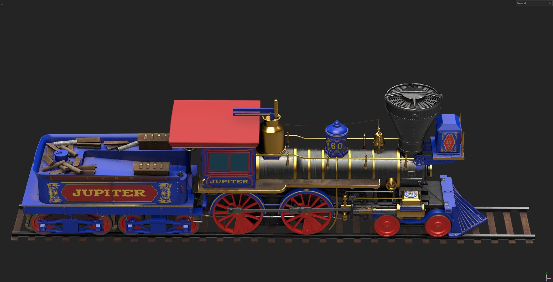 Jupiter Steam Locomotive 3D model https://p.turbosquid.com/ts-thumb/Rb/1SsIvg/Jr/r3/jpg/1782311053/1920x1080/fit_q87/193a62e4801a49110bbbcaf138adce16636b48cf/r3.jpg