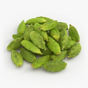 Green Cardamom Pile 3D