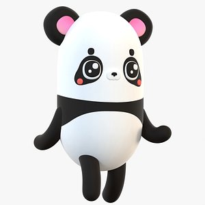 cute cartoon 3D model