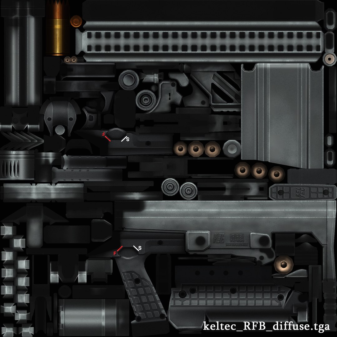 3d ready silencer keltec rfb model