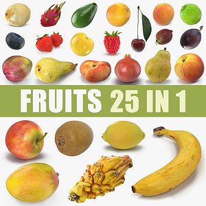 Fruits 3D Models Collection 4