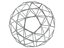 Wireframe Shape Snub Dodecahedron